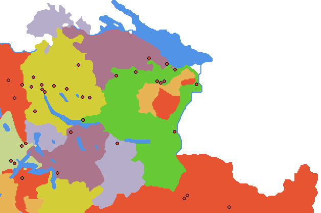 Karte Nordost