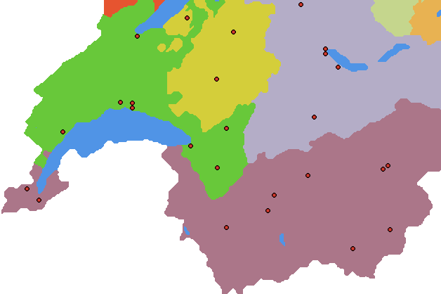 Karte Sdwest
