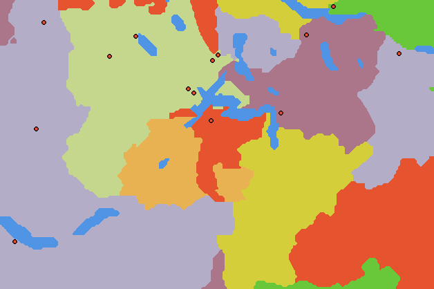 Karte Zentral
